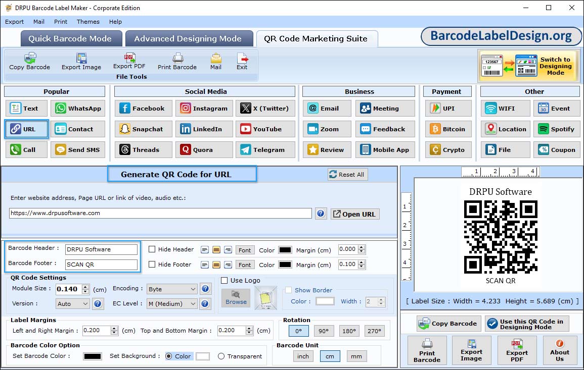 Generate QR Code