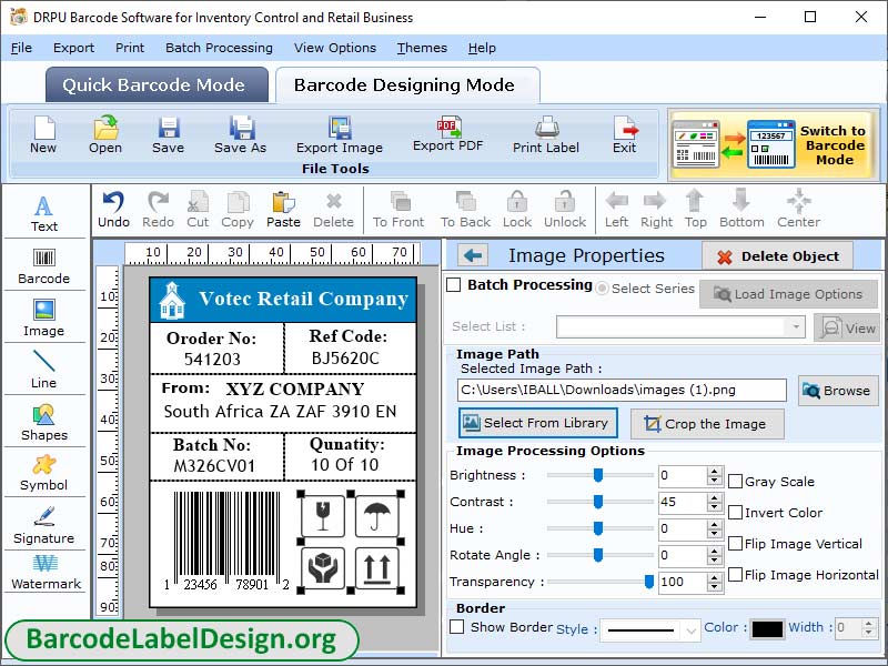 Windows 7 Inventory Barcode Maker Software 7.4.8.5 full